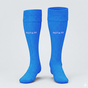 New Design Breathable Anti-Bacterial Crew Length Thick Knit Spandex/<b>Polyester</b> Athletic <b>Socks</b> with Custom Logo Print - Product Image 3