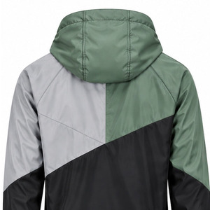 Windbreaker <b>Jacket</b> for <b>Men</b> <b>Lightweight</b> Outdoor Sports Water Resistant Full Zip Hooded Activewear Custom <b>Jacket</b> Bulk Manufacturer - Product Image 4