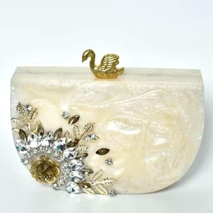 Pochette de Soirée de Luxe en Résine pour Femme, Sac à Main Transparent en Acrylique pour Mariage et Cérémonie - Product Image 3