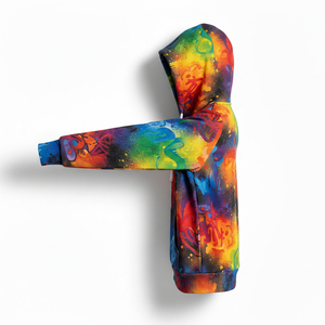 Sweat à capuche personnalisé sublimé, sans minimum de commande, impression intégrale, streetwear, développement de marque, fabricant de vêtements - Product Image 4