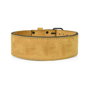 Adjustable heavy duty leather belt gym waist support weightlifting bodybuilding fitness training strong durable Belt - Product Image 3