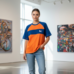 T-shirt Boxy Premium Homme en Coton Lourd, Coupe Ample, Épaules Tombantes, Style Streetwear, Personnalisable avec Étiquette Brodée, Uni et Oversize - Product Image 6