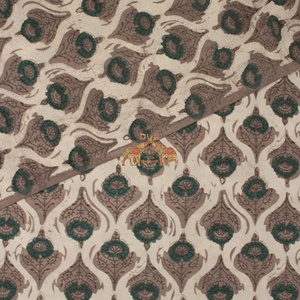 Tissus indiens imprimés à la main Dabu, imprimés à la cire florale, 100% coton pur et doux, pour la confection de robes - Product Image 4