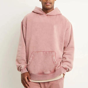 Sweat à capuche pour homme teint sur mesure en coton doux de qualité supérieure, fabricant de vêtements OEM, marque privée, vente en gros, vêtements décontractés - Product Image 1