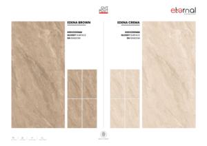 Azulejos de porcelana de alta gama 60X120CM 600X1200MM 24X48 Acabado brillante Formato grande Superficie premium para diseño de interiores - Product Image 2