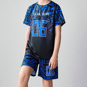 เสื้อฟุตบอลแบบ sublimated 24/25 ตาข่าย ระบายอากาศได้ดี ผลิตจากโพลีเอสเตอร์ 100% พร้อมสกรีนชื่อทีมและหมายเลขตามสั่ง - Product Image 1
