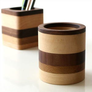 Moderno Portaplumas Ajustable de Madera y Florero de Sobremesa para Suministros de Escritorio, Almacenamiento para el Regreso a Clases, Precio al por Mayor - Product Image 3