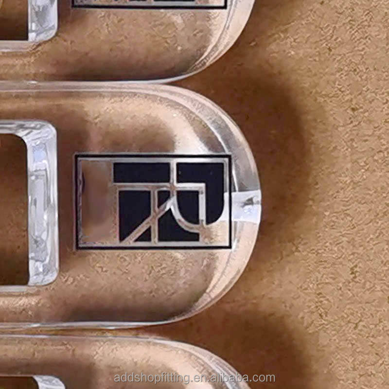 acrylic hanger custom silk print logo