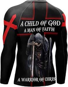 Conjunto de Rashguard Sublimado con Logotipo Personalizado OEM ODM, Camiseta de Compresión de Manga Larga UPF50 para Deportes de Surf Infantiles - Product Image 3