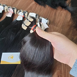 Wholesale 24 Inch Blonde Vietnamese Tape Hair Extensions 100% Natural Human Remy Virgin Hair Dyed Straight <b>Bleached</b> - Product Image 1