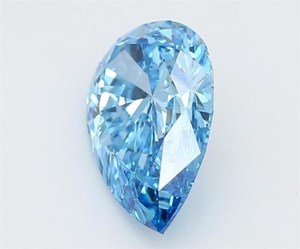 Diamantes Sueltos CVD con Certificación IGI, Corte Pera, Color Azul Intenso Único, de 1 a 5 Quilates, Cultivados en Laboratorio HPHT, Claridad VS1, para Joyería - Product Image 3