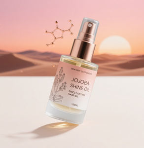 Perawatan kulit kepala minyak Jojoba bersertifikat Eco OEM Sebum penyeimbang, pengurang <span class=keywords><strong>Psoriasis</strong></span>, Vegan & bebas gizi - Product Image 1