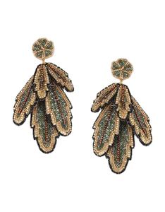 Exclusivo trabajo hecho a mano con cuentas bordado Cactus pendiente Premium Top moda último añadir nueva ternura alta calidad único para niña - Product Image 2