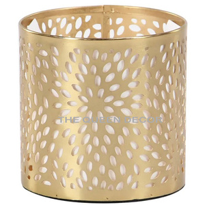 Porte-stylo au design élégant, finition dorée, forme ronde, pour la table, le bureau et la salle de classe, organiseur de bureau pour l'étude - Product Image 4