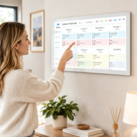 Horloge calendrier intelligente à écran LCD avec Wi-Fi, taille personnalisée, grand planificateur mural numérique pour les horaires familiaux