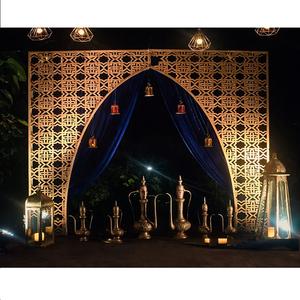 Laser Cut Gate Panel for <b>Wedding</b> Decoration Moroccan Theme <b>Wedding</b> Decor Gate <b>Frame</b> Glorious Morocco Theme event stage london - Product Image 1