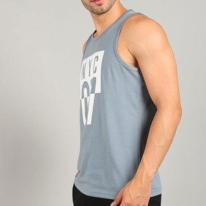 เสื้อกล้ามฟิตเนสผู้ชายสำหรับเพาะกาย แห้งเร็ว ใส่สบาย น้ำหนักเบา คุณภาพสูง มีบริการออกแบบโลโก้ตามสั่ง - Product Image 1