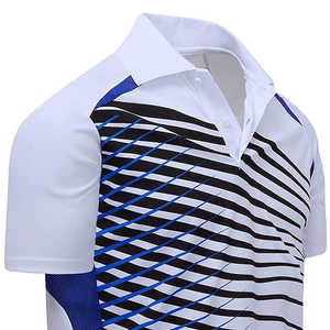 Chemises polo personnalisées avec logo, design uni en coton, tee-shirts de golf, prix de gros, polos décontractés pour hommes à manches courtes - Product Image 5