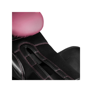 Gants de boxe en simili cuir rose avec fermeture Velcro, gants d'entraînement respirants pour adultes de 14 ans et plus - Product Image 5