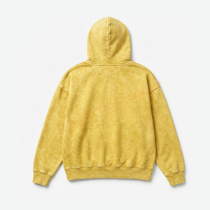 Sudadera con Capucha Personalizada Estilo Vintage para Hombre, 100% Algodón, Tejido Grueso, Estilo Urbano, Oversize, Lavado Ácido, Hombros Caídos - Product Image 2