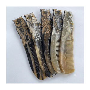 Peigne à dents larges professionnel réglable confortable et portable, fait main, de luxe, pour cheveux épais, bouclés et ondulés - Product Image 4