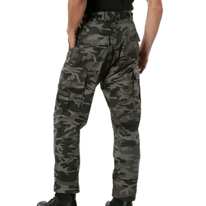 Top Quality <b>Slim</b> Fit High Street Elastic Midweight Camo Design Cargo Pants Custom Logo Men Sweatpants OEM Service Cargo <b>Joggers</b> - Product Image 2