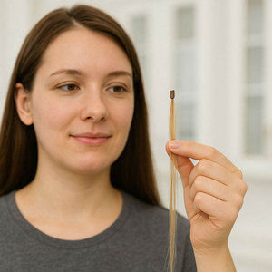 Pinzas Profesionales para Extensiones de Cabello con Microperlas y Anillos Nano, de Acero Inoxidable Negro, Herramienta de Salón de Belleza con Mango Ergonómico - Product Image 5