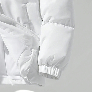 Customized Men Waterproof Men Puffer <b>Jackets</b> Outside Polyester Material Polyester Quilted Puffer Coat for Men - Product Image 3