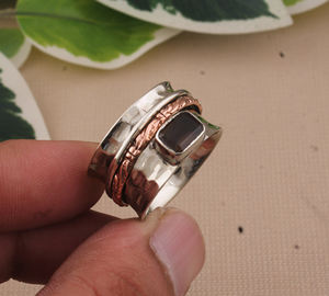 Bague de luxe en argent sterling 925 avec pierre précieuse fumée classique pour femme, idéale pour fiançailles, mariage, fête, vente en gros - Product Image 4