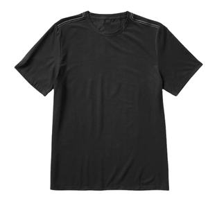 Meilleure vente de haute qualité Slim Drop Shoulder Blend 260 Gsm Quick Dry Crew Neck Sport Gym T-shirt vierge pour hommes - Product Image 4