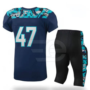 Ensemble d'uniformes de football durable et léger, adapté à l'entraînement et à la compétition, uniforme de football américain haute performance - Product Image 4