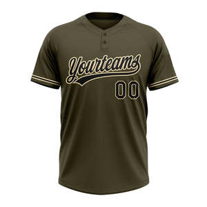 Men Custom Made Breathable 100% Polyester Baseball Uniform Jersey Short Sleeve <b>Light</b> Weight Training Loose Solid Pattern - Product Image 2