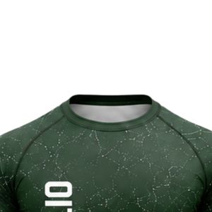 Dark Green Long Sleeve Compression <b>Shirt</b> Athletic Training Gym Workout Breathable Quick Dry Performance Sportswear Custom Top - Product Image 5