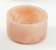 Bol à dessert sur piédestal en résine marbrée décorative de luxe, fait main et personnalisé, finition de haute qualité PC - Product Image 2
