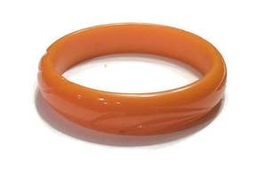 Bracelets et joncs en résine pour femmes, bijoux fantaisie, personnalisables, couleur unique, finition brillante - Product Image 4