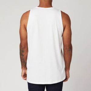 เสื้อกล้ามออกกำลังกายผู้ชายแบบ OEM สำหรับฟิตเนส ยิม เวทเทรนนิ่ง ผ้าเนื้อยืดสูง เหมาะสำหรับการฝึกซ้อมและเพาะกาย - Product Image 4