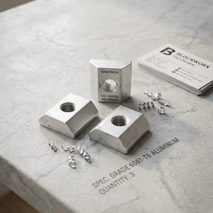 Écrou hexagonal en acier au carbone galvanisé pour profilé en aluminium à rainure en T, bloc coulissant entièrement fileté autobloquant pour l'industrie lourde - Product Image 1