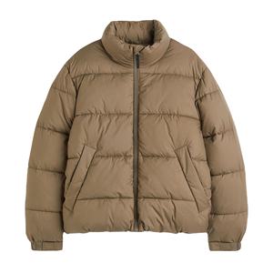 Chaquetas de burbujas de invierno de diseño personalizado, talla grande, 100% poliéster, manga larga, cierre completo, estilo urbano, con capucha, transpirables, al por mayor - Product Image 1