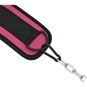 Cinturón de inmersión de neopreno de alta calidad, cadena de acero, nailon, logotipo personalizado, Unisex, gimnasio, Fitness, cinturón de ejercicio, cinturón de inmersión extraíble, levantamiento de pesas - Product Image 6