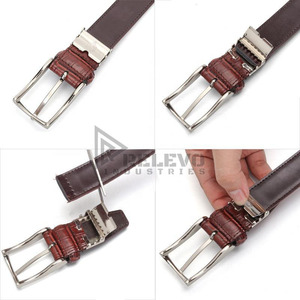 Premium leather belts Cheap Wholesale Casual Cow <b>Hide</b> Leather Belts Bulk Custom Logo Eco-Friendly Factory B2B Supply - Product Image 4