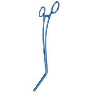 Pinza de Aorta DeBakey con Mandíbulas Anguladas a 45 Grados, Atraumáticas, con Vástago Curvo de Acero, 10.5 Pulgadas, Certificación CE, Set de Instrumentos de Primeros Auxilios - Product Image 4