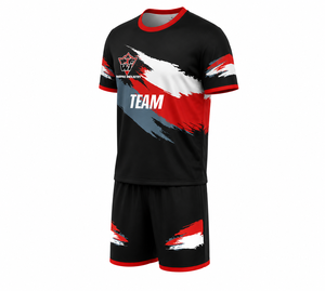 Conjunto de Camiseta de Fútbol para Equipo, Impresión Sublimada, Absorbe la Humedad, Unisex, Adulto, Manga Corta, Corte Atlético, para Todas las Temporadas - Product Image 3