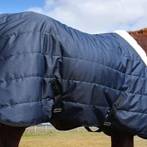 Couverture de pluie pour cheval 1200 Deniers (imperméable, respirante et coupe-vent) – Couverture d'extérieur respirante pour cheval - Product Image 4