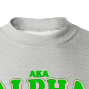 Sudadera Gris AKA con Gráficos, Cuello Redondo, Manga Larga, Puños Acanalados, Informal, para Mujer, Top de Felpa, Ropa de Calle, Uso Diario - Product Image 4
