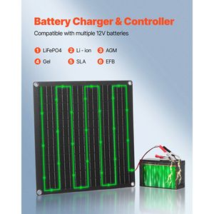 Caricabatterie Solare MPPT 20W 12V con Controller Intelligente e 3 Connessioni - Product Image 4