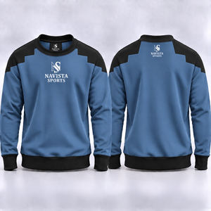 Pull en coton biologique de qualité supérieure pour homme, col rond, tricot côtelé doux, pull classique uni, sweat-shirt décontracté à manches longues - Product Image 3