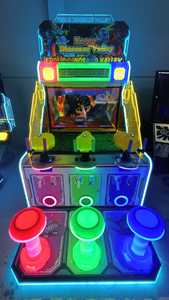 Máquina recreativa de disparos de agua Crazy Squirting para 2 jugadores con asiento para niños - Product Image 3