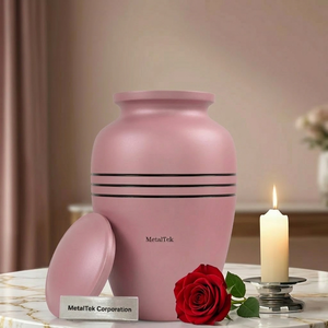 Urnes funéraires en gros de haute qualité – Contenants durables pour cendres, pour cérémonies commémoratives, urnes funéraires décoratives en métal - Product Image 3