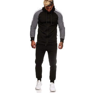 Survêtements unisexes d'hiver à capuche respirants en 2 pièces pour le sport, la course à pied, le jogging, nouveau style streetwear, vente en gros - Product Image 1