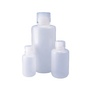 PP tapón de rosca transparente LDPE redondo botella de boca estrecha - Product Image 1